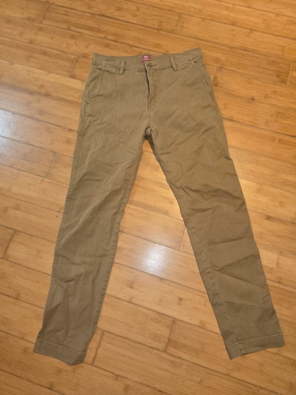 Men's Classic Khaki Pants - Slim Fit